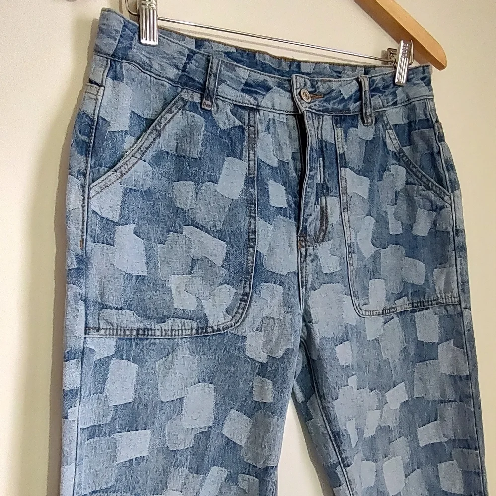 SheIn Stylish Patchwork Fashion Denim Jeans - Picture 3 of 11